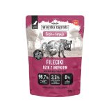 WIEJSKA ZAGRODA Forest Flavours Filetti di cinghiale con tacchino - cibo umido per cani - 280g