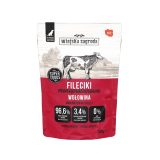 WIEJSKA ZAGRODA Filetti di manzo puro - cibo umido per cani - 280g