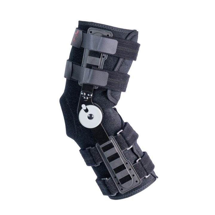 Long Open Knee Brace Stabilmax O-1243/2XL REHAFUND Black