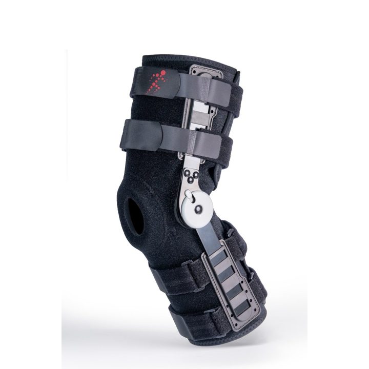Long Open Knee Brace Stabilmax O-1243/3XL REHAFUND Black