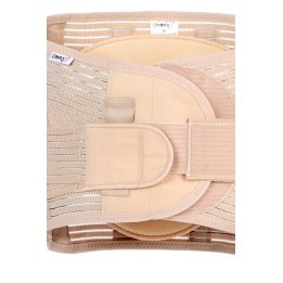 Lumbosacral Support Belt with Tightening Straps Lumbo O-1431/4XL REHAFUND Beige