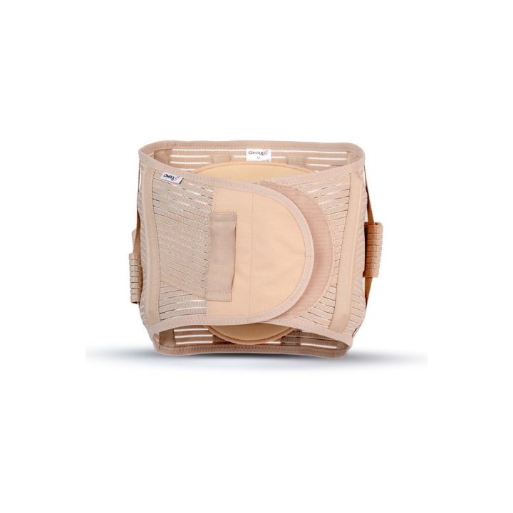 Lumbosacral Support Belt with Tightening Straps Lumbo O-1431/4XL REHAFUND Beige