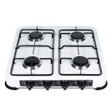 Promis KG400B hob white Countertop Gas 4 zone(s)