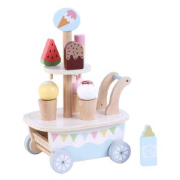 Promis Trolley wooden ice cream parlor for children
