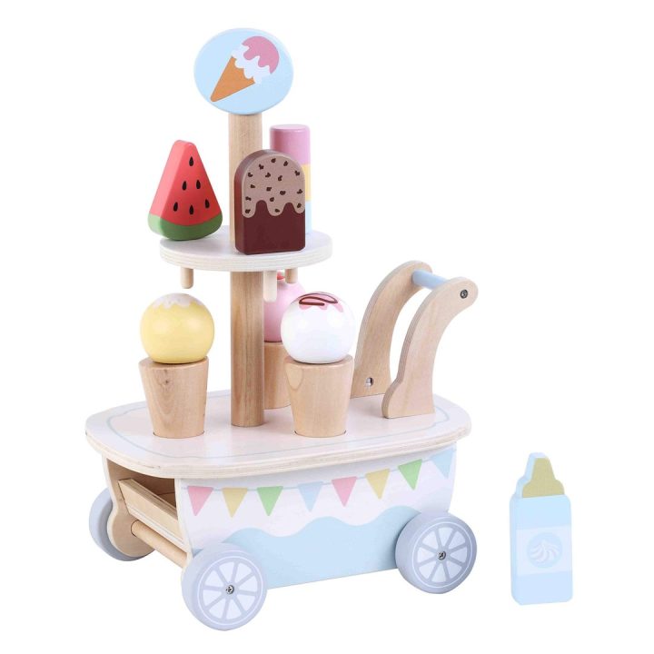 Promis Trolley wooden ice cream parlor for children