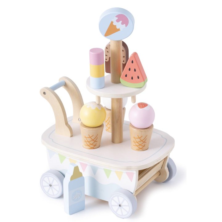 Promis Trolley wooden ice cream parlor for children