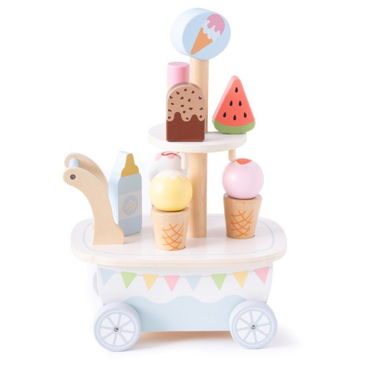 Promis Trolley wooden ice cream parlor for children