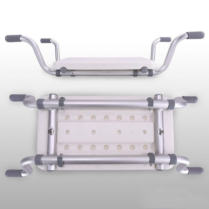 Recessed bench for bathtub - adjustable