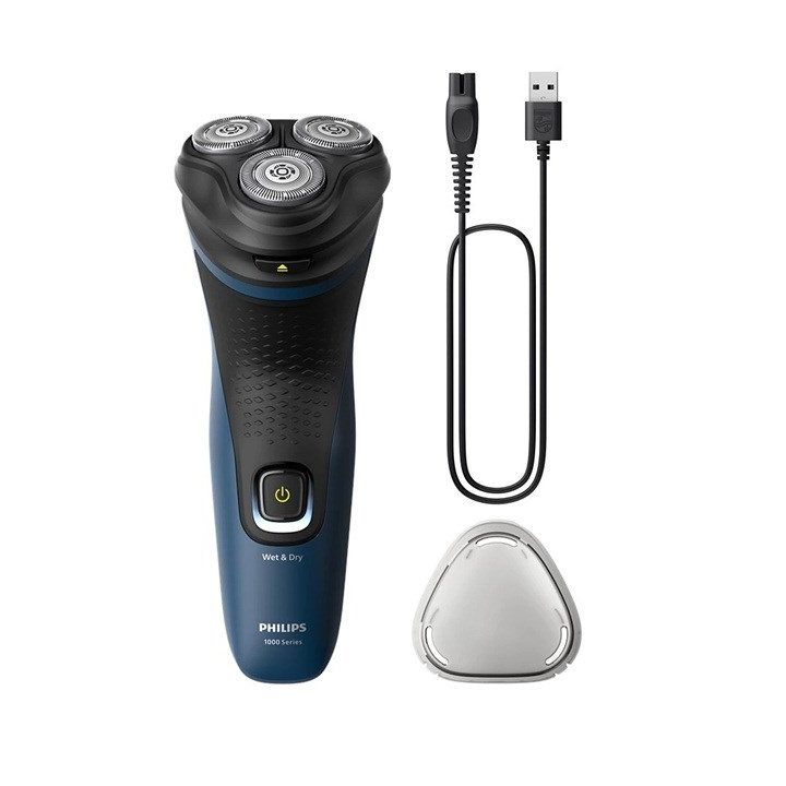 Philips S1151/00 men's shaver Rotation shaver Trimmer Black Blue
