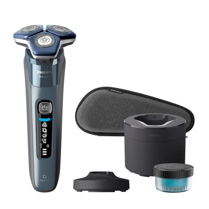 Philips SHAVER Series 7000 S7882/55 Wet and dry electric shaver cleaning pod & pouch