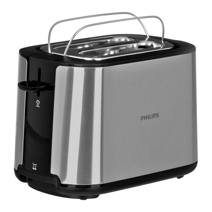 Philips Viva Collection HD2650/90 toaster 2 slice(s) 950 W Black Stainless steel