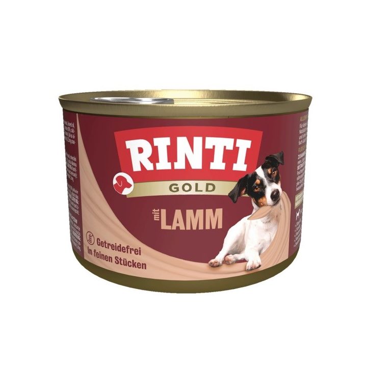 RINTI Gold Lamb - wet dog food - 185g
