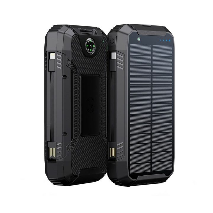 PowerNeed S20000Q mobile device charger Universal Black Lightning Solar USB Wireless charging Fast charging Outdoor
