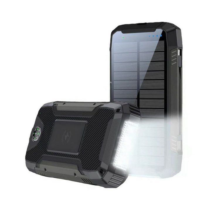 PowerNeed S20000Q mobile device charger Universal Black Lightning Solar USB Wireless charging Fast charging Outdoor