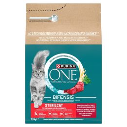 PURINA One Bifensis Sterilcat rich in beef - dry cat food - 2 8kg