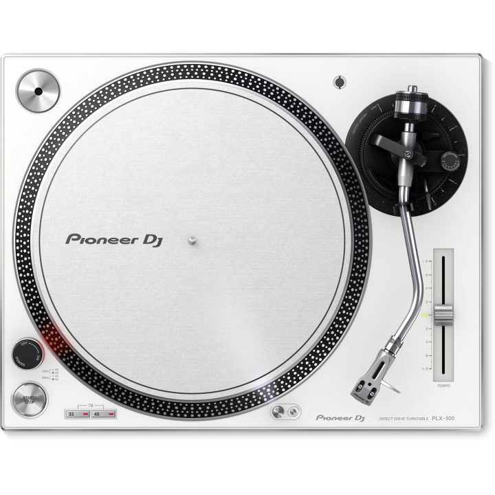 Pioneer PLX-500 Direct drive DJ turntable White