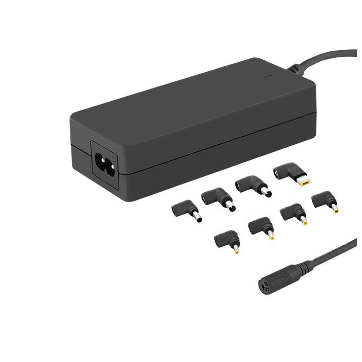 Qoltec 50011 power adapter/inverter Indoor 65 W Black