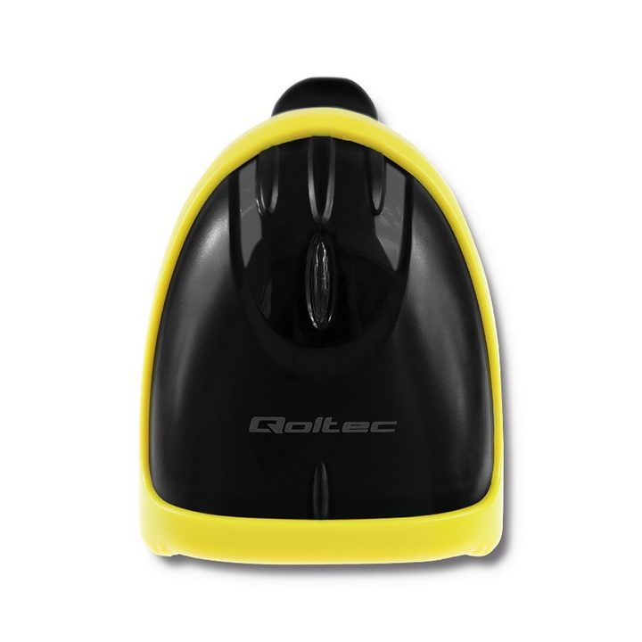 Qoltec 50867 Laser reader 1D | 2D | USB | Black