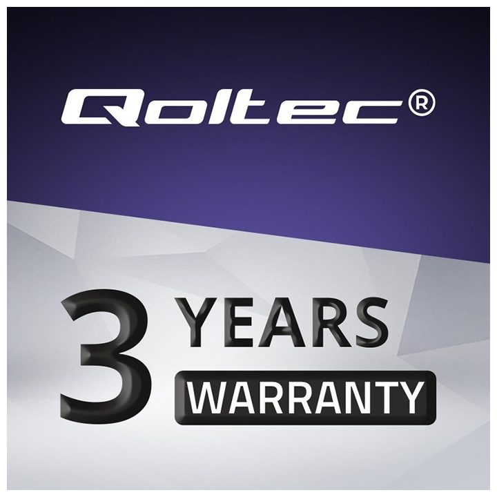 Qoltec 51025 power adapter/inverter Black