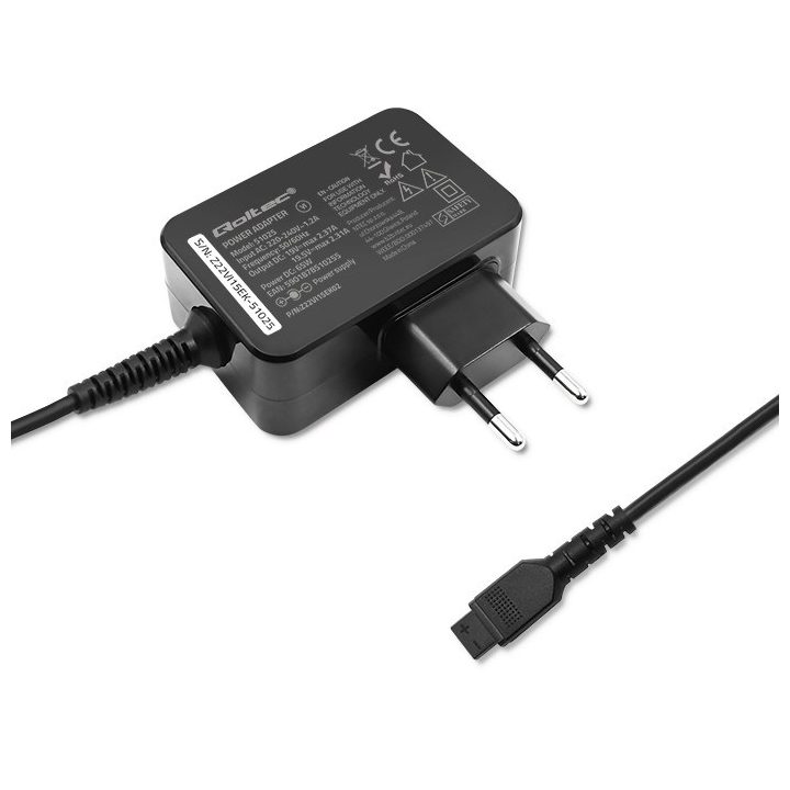 Qoltec 51025 power adapter/inverter Black