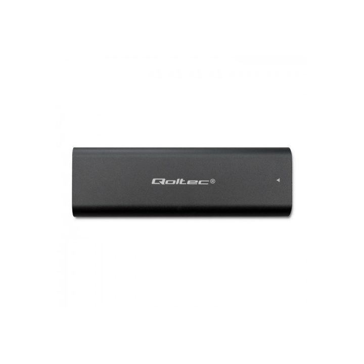 Qoltec 50311 storage drive enclosure SSD enclosure Black M.2