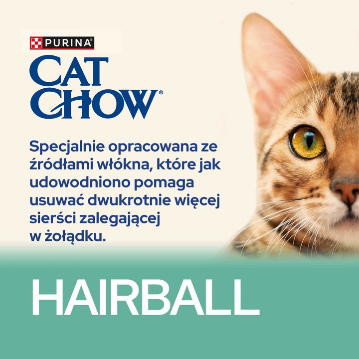 Purina CAT CHOW HAIRBALL CONTROLL cats dry food 1.5 kg Adult Chicken