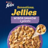 Purina Felix Sensations Mix Turkey Mackerel Lamb Herring - Wet Cat Food - 12x85 g