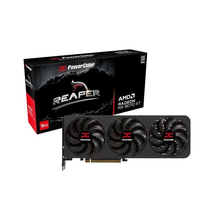 Graphics card. PowerColor Reaper RX9070 XT 16G-A