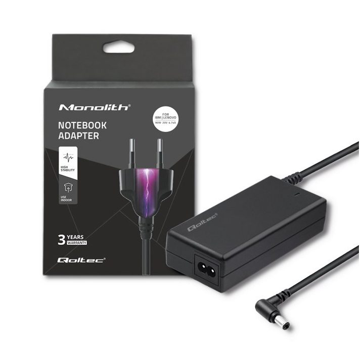 Qoltec 50099.90W power adapter/inverter Indoor Black