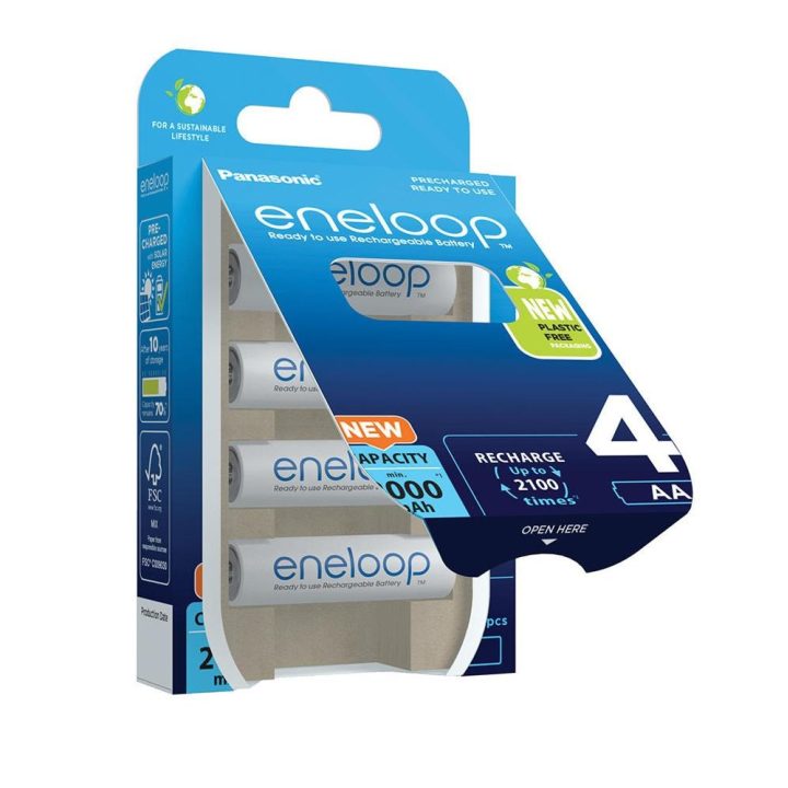 Rechargeable batteries PANASONIC ENELOOP AA 2000 mAh 4 szt (BK-3MCDE/4CP)
