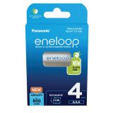 Rechargeable batteries PANASONIC ENELOOP AAA 800 mAh 4 szt (BK-4MCDE/4CP)