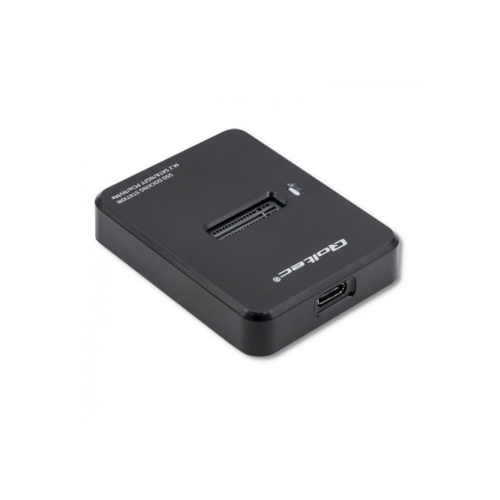 Qoltec 50313 storage drive enclosure SSD enclosure Black M.2