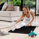 REBEL ACTIVE black gymnastic exercise mat