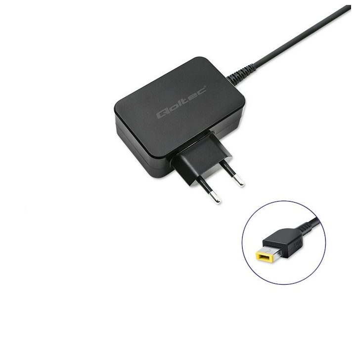 Qoltec 51035 power adapter/inverter Indoor 45 W Black