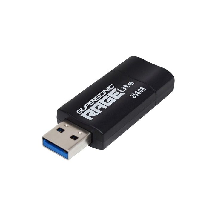 Flashdrive PATRIOT Rage Lite 1TB 120 MB/S USB 3.2 retractable Black (PEF1TBRLB32U)