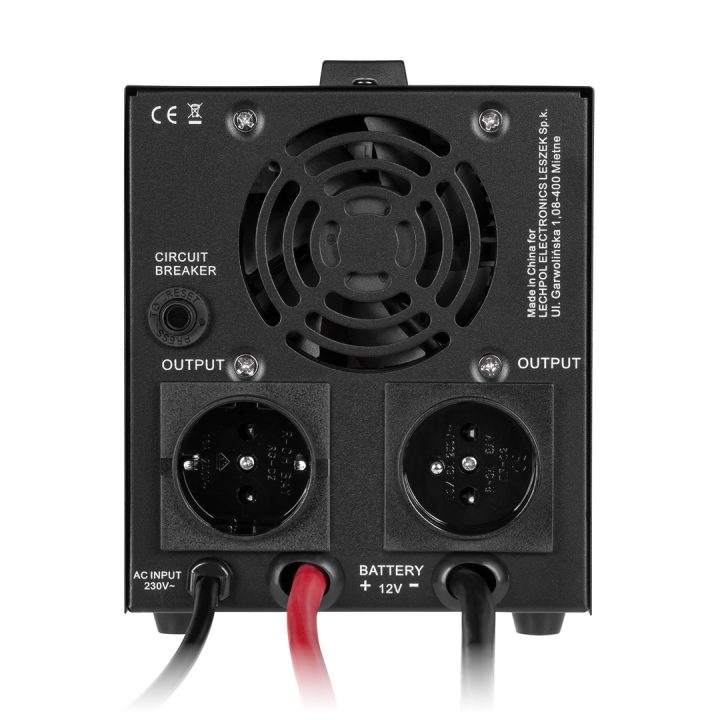 Rebel POWER-500-LFP4 emergency power supply – a pure sine wave inverter with a 12V charging function 230V 500VA/300W