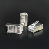 Qoltec 54556 RJ45 modular connector | CAT6 | FTP |Gold-plated contacts | 100 pieces