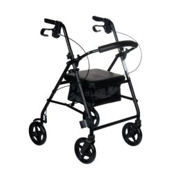 RF-610 Four-Wheel Rehabilitation Walker – Black