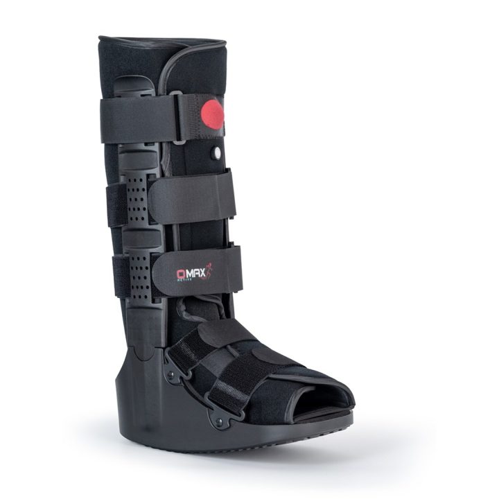 Long Ankle-Foot Orthosis AIR WALKER BASIC O-1182/M REHAFUND Black
