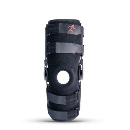 Long Open Knee Brace Stabilmax O-1243/XL REHAFUND Black