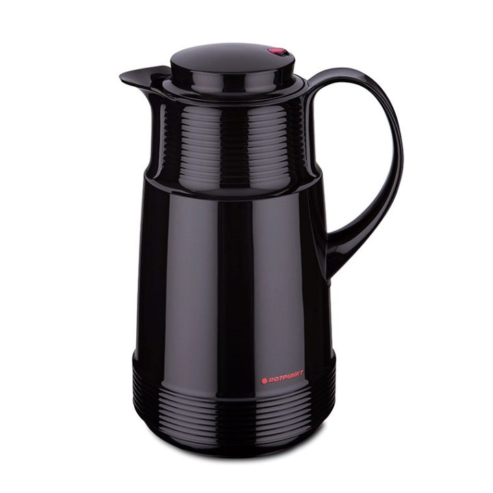 ROTPUNKT Thermos jug 1.0 l ristretto (black)