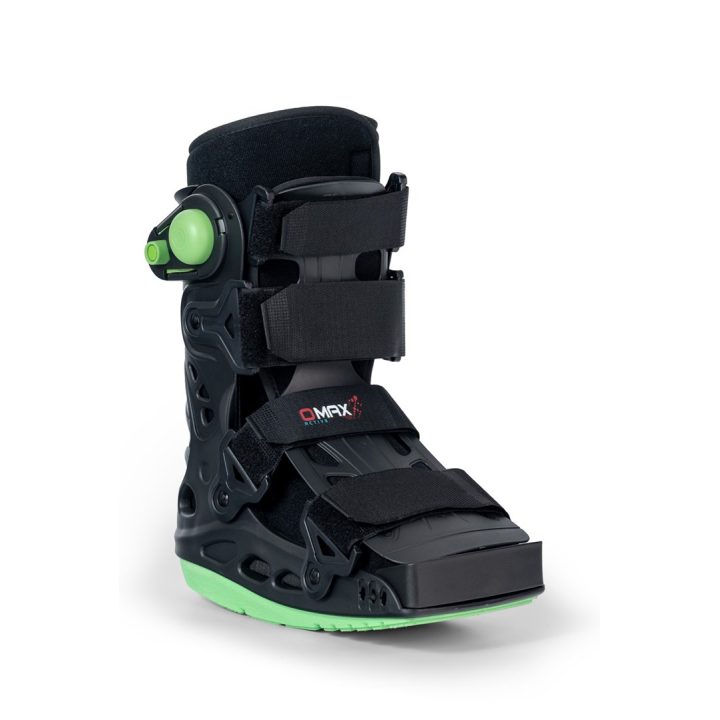 Short Ankle-Foot Orthosis AIR WALKER DUO SHORT O-1185/M REHAFUND Black