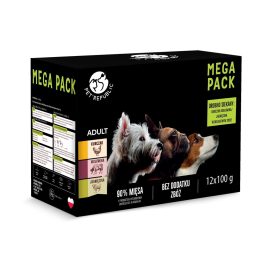 PETREPUBLIC Mega Pack Chicken Beef Lamb - wet dog food - 12x100g