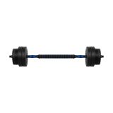 REBEL ACTIVE Adjustable bituminous dumbbell with connector 1x20kg