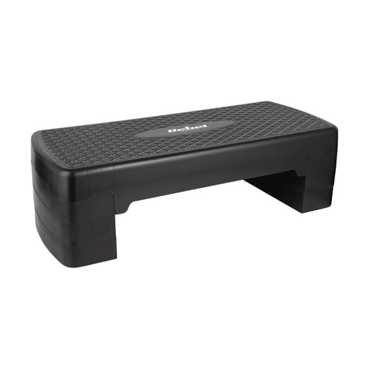 REBEL ACTIVE Fitness Step 3 Levels Black