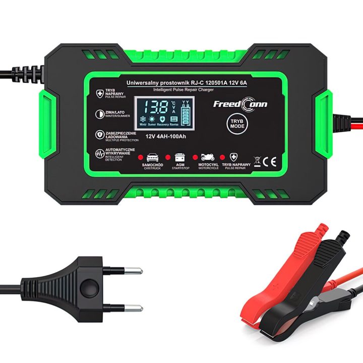 FreedConn RJ-C 120501A 12V 6A battery charger