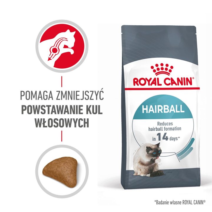 Royal Canin Hairball Care cats dry food 10 kg Adult Corn Poultry Rice Vegetable