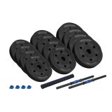 REBEL ACTIVE Hantle bitumiczne regulowane z łącznikiem 2x10 kg