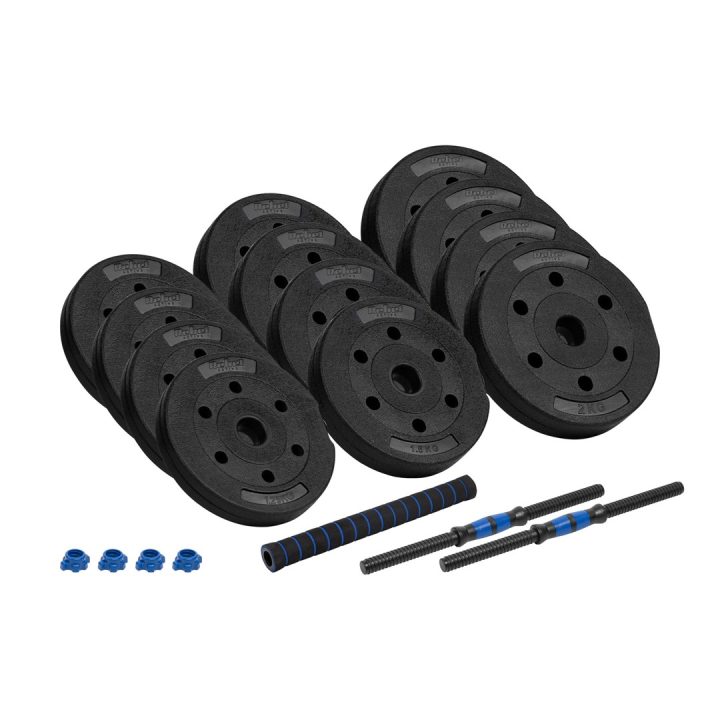 REBEL ACTIVE Hantle bitumiczne regulowane z łącznikiem 2x10 kg