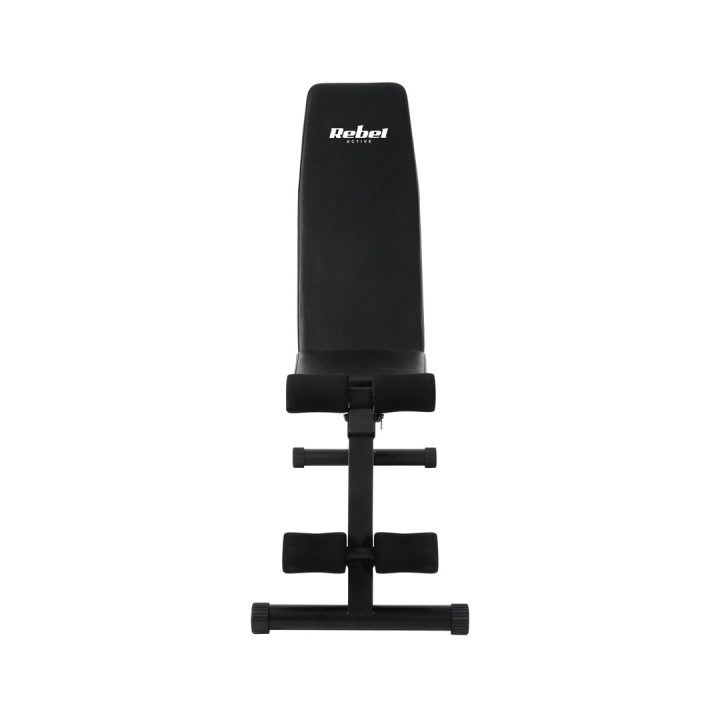 REBEL ACTIVE Reinforced incline training bench with leg lock